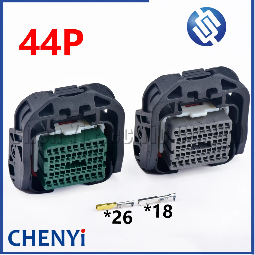44 Pin female Automotive waterproof connector Engine ECU Board plug with pins For Honda 8TH Accord CRV Civic CITY Odyssey Fit