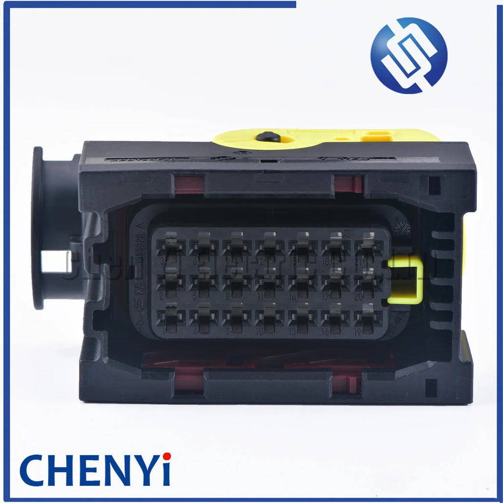 21 Pin ECU connectors 1-1534127-1 Balck Female Wiring Socket Plug 1-1355219-2 With Terminals and waterproof seal
