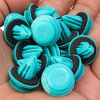 100/20PCS Auto Door Panel Clip with Seal Ring Auto Fastener Rivet Bumper Clip Retainer Car Interior Retaining Accessories