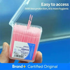 Brush Teeth Picking 100 PCs Boxed Plastic Toothpick Disposable Household Interdental Dental Floss Disposable Toothpick Amagi