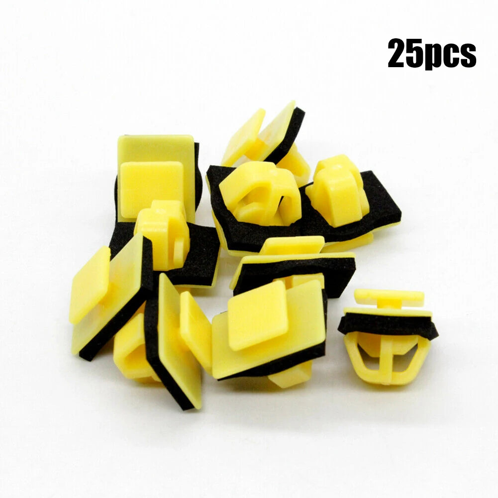 25Pcs Exterior Sill  Body Side Moulding Retainer Clips For Hyundai 87758-35000 Auto Clip Rivet Retainer Fastener