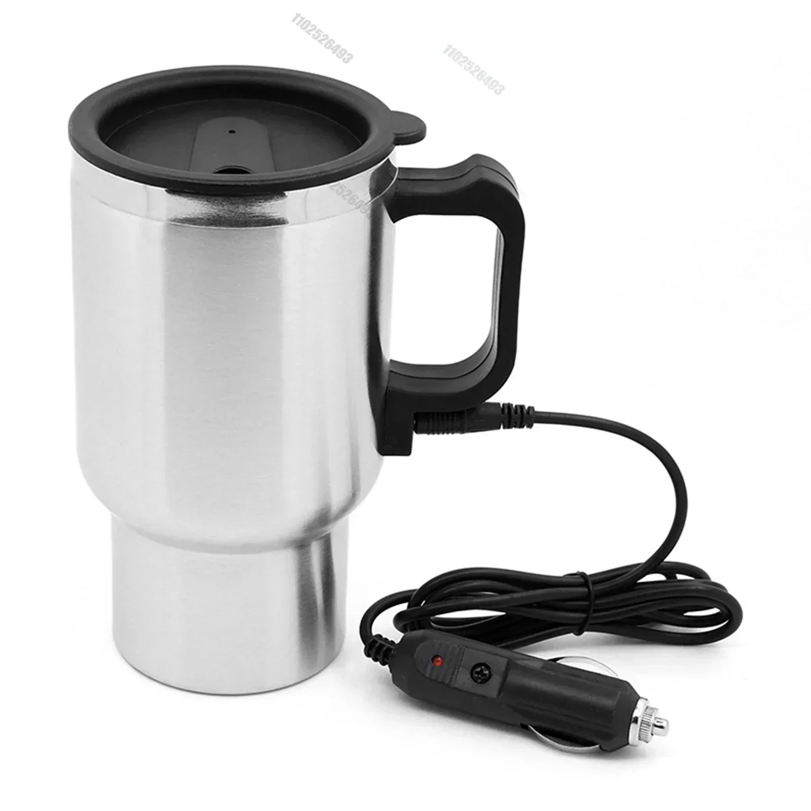 450ml 12V Vehicle Heating Cup Steel Electric Heating Car Kettle For Camping Travel Kettle Coffee Mug Cup Amagi