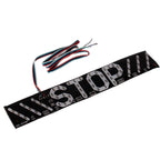 4LED Universal Motorcycle Stripe Stop Lamp Turning Left/right Waterproof Rear Tail Turn Signal License Plate Light DRL Lamp