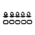 10Pcs Side Skirt Bracket Clips With Grommet For Mercedes R170 W202 W203 W204 W208 W210 Side Skirt Bracket Clamp And Washer
