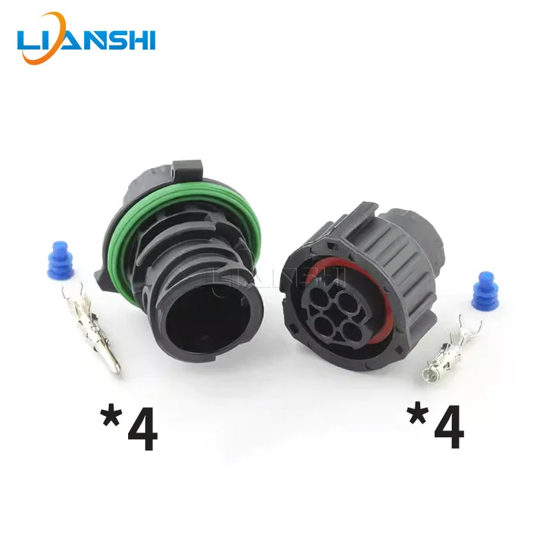 1-967402-1/1-967325-1 Automotive connector Universal odometer wiring harness plug 4-hole waterproof connector sheath with termin
