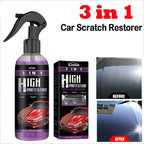3 In 1 Auto Nano Ceramic Coating 100ml Car Paint Scratch Repair Remover Nano Spray Glass Hydrophobic Coating Paint Care Amagi