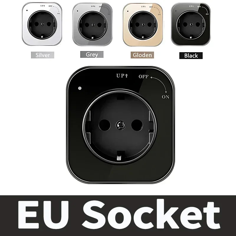 Power Track Home Appliances Universal Socket Electric Plug Adapter With USB,Wall Mount Power Strip with Removable Outlet Adapter