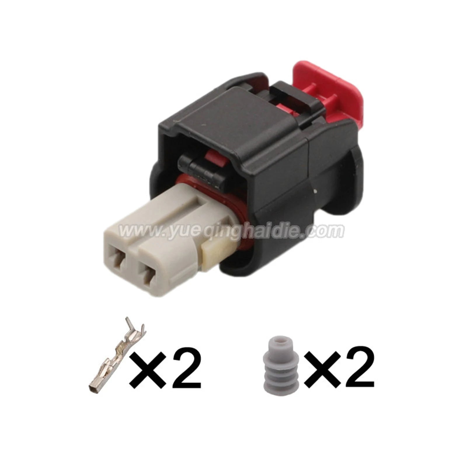 2 pin auto waterproof electric plastic wire harness connector 34900-2123