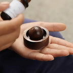 Mini Cute Natural Wood Fragrance Diffuser Car Home Essential Oil Diffuser for Bedroom Living Room Bathroom Office Oil Amagi