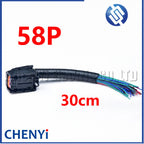 58/96/154 Pin Diesel Common Rail Engine Computer Board ECU Plug Connector 1928404781 1928404916 1034486098-05 For EDC16/17