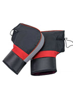 1Pair Motorcycle Handlebar Muffs Protective Motorcycle Scooter Thick Warm Grip Handle Bar Muff Rainproof Winter Warmer Gloves