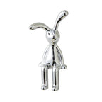 Cartoon Animal Rabbit Car Interior Center Console Decoration Personality Dining Table Desk Creative Props Accessories
