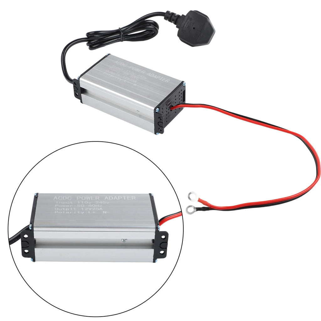 230V To 12V Power  Converter Adapter For 5KW / 8KW All-in-one  Diesel Air Heater UK/US Suitable For  Household Electrical Outlet