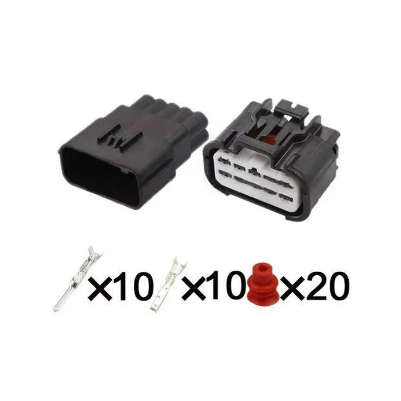 6189-7602/6189-7601 are suitable for Roewe radar 10-hole connectors and universal Chevrolet headlight wiring harness plugs