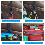 2pcs Car Trunk Storage Hook For Bag Umbrella Fishing Rod Holder Universal Seat Back Organizer Bracket Interior Stowing Tidying