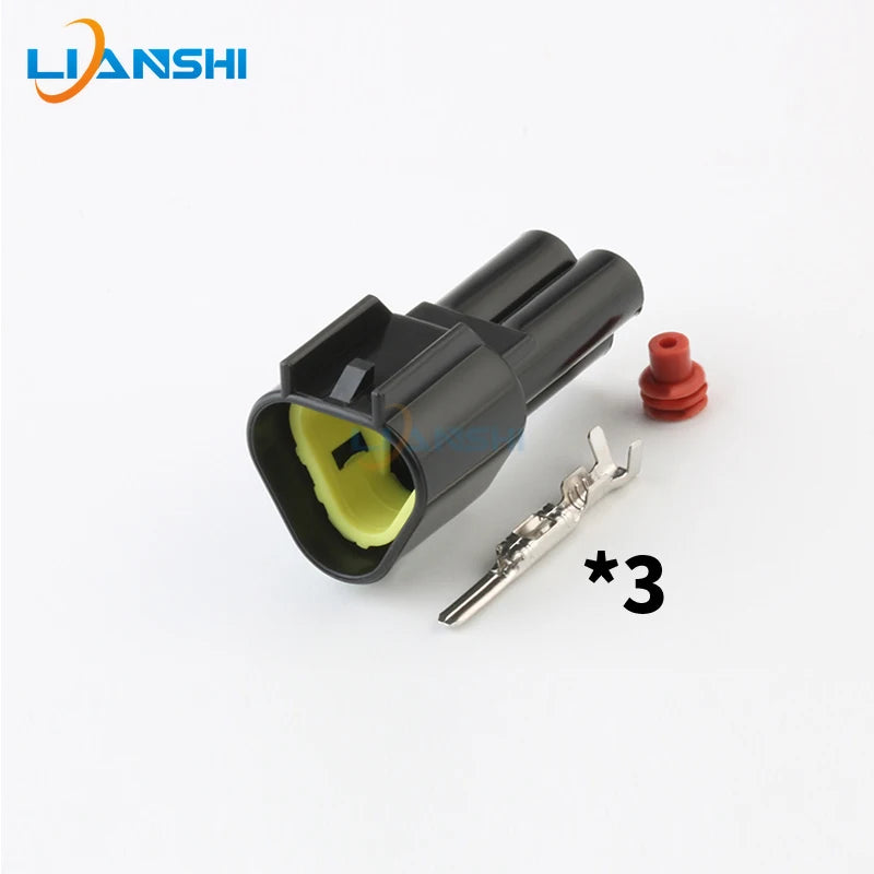 FW-C-3M-B FW-C-3F-B Automotive waterproof connector 3p connector male and female plug fitting terminal DJ7031Y-2.3-11/21