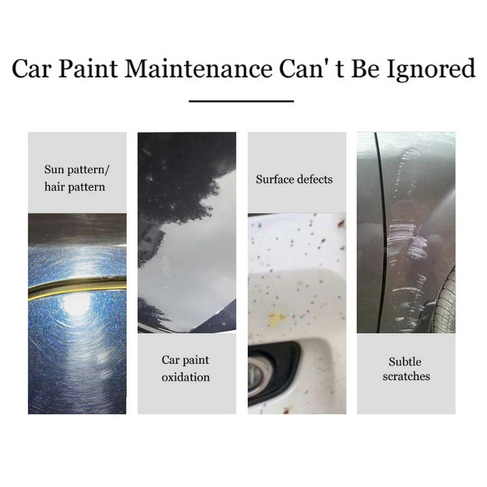 Car Scratch Repair Wax Safe to Use with Specially Mild Formula Car Polish Wax Suitable for Sun Lines Nail Lines Flying Paint