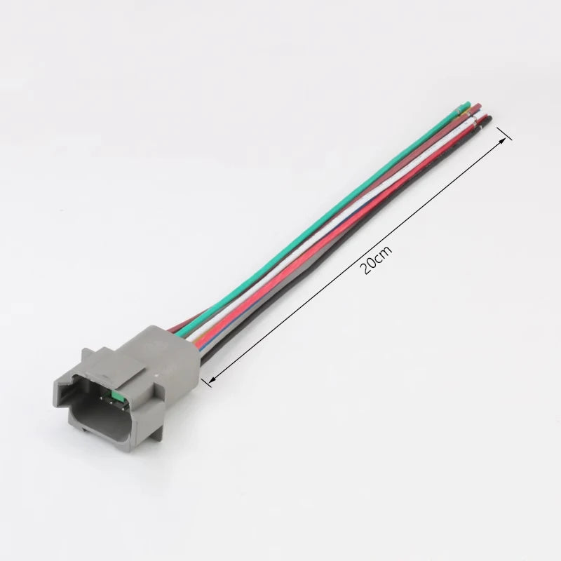 DT04-2P/DT06-2S Automotive Waterproof Connector Harness Plug 2/3/4/6/8/12 Hole for Heavy Truck Plug