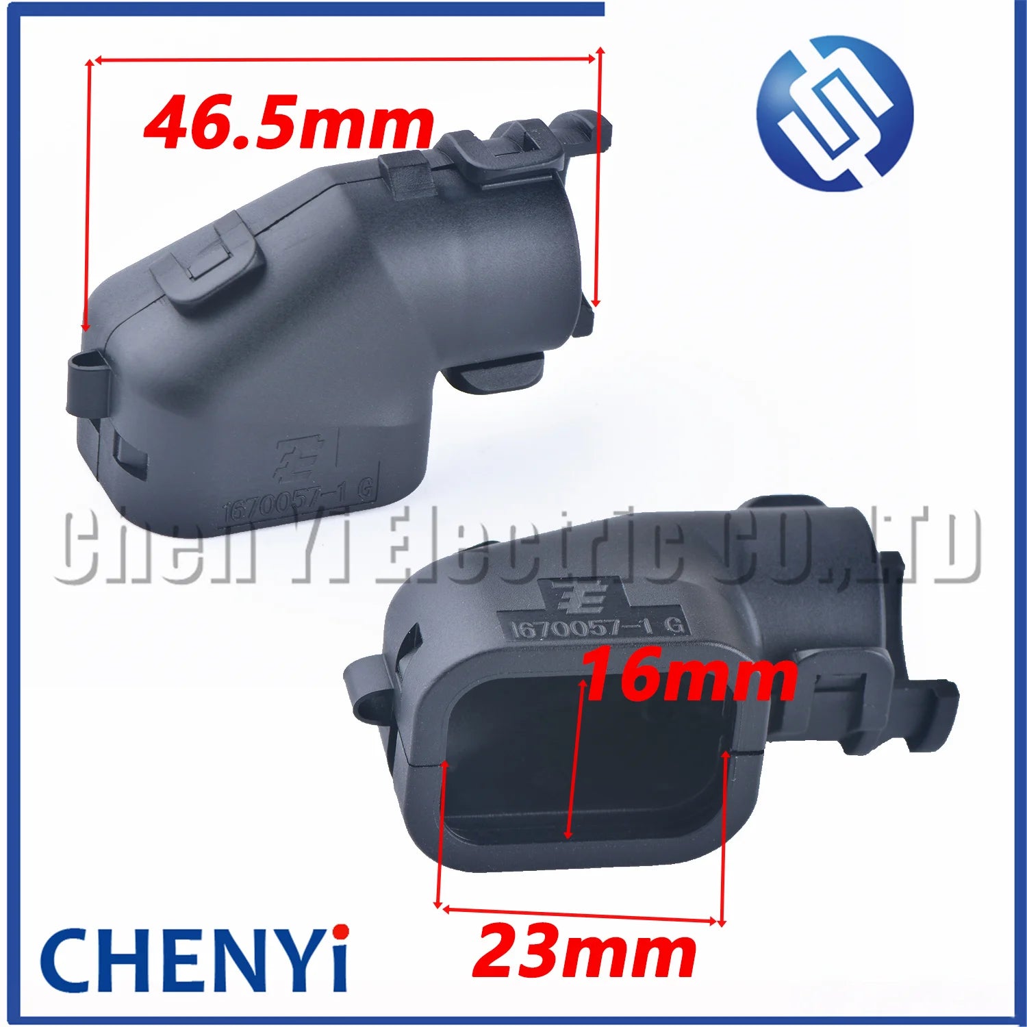 Connector electric wire back cover protective shell Fixed Wire Group Bent Tail Buckle 1670057-1 1670364-1 1563110-1 1670865-1