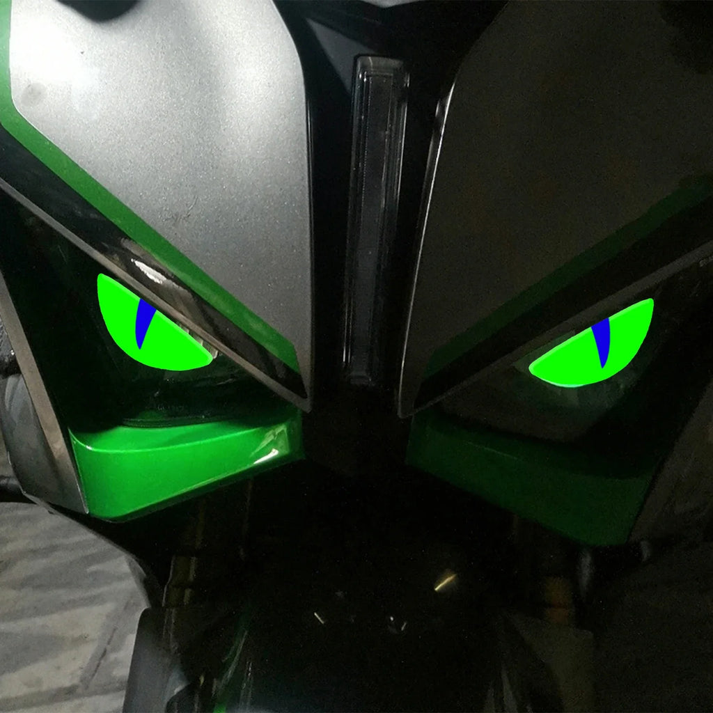 Funny Luminous Sticker Motorcycle Headlight Scooter Stickers for Vespa 300 GTS Accessories PX Sprint Primavera LX 125 50 Special