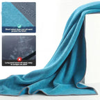 Thickened Car Cleaning Towel Multifunctional Water-absorbent Coral Velvet Microfiber Non-harming Car Special Wash Towel Amagi
