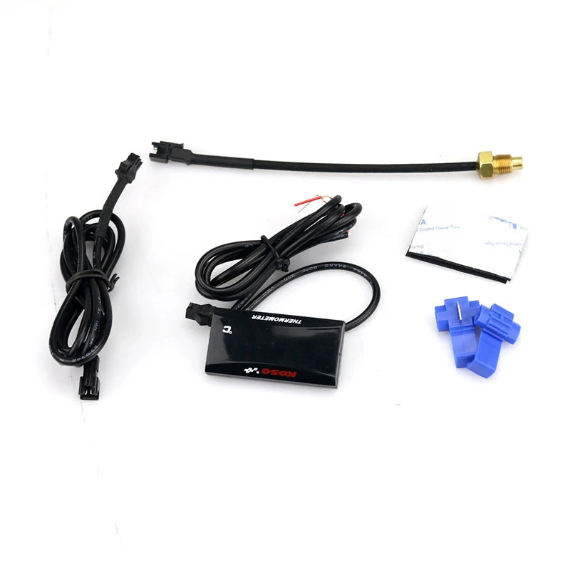 Motorcycle Temperature Meter Motorcycle Water Temperature Digital Hygrometer Thermometer Sensor Meter Sensor Adapter