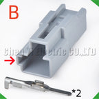 2 Pin Auto Connectors Electric seat reading light horn Wire harness Plug 7283-1020 9098...