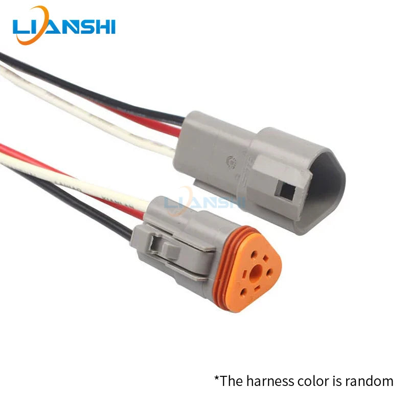 5set Suitable for excavator wire harness connector 3-hole male/female plug truck plug DT04-3P/DT06-3S