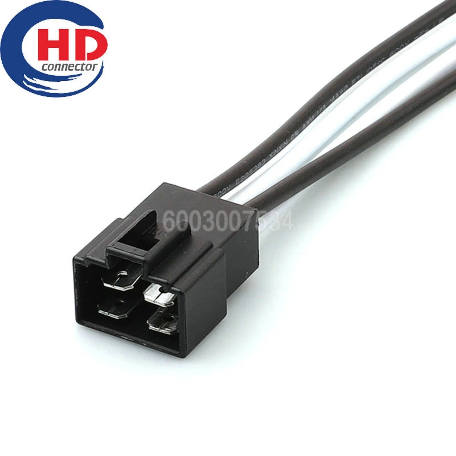 4 Pin Relay Socket Automotive Connector AC Assembly 7123-2446 Wiring Harness Housing Cable Socket For Car Modification