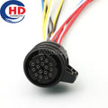 16 Pin Waterproof Female Connector Cable Plug Motorcycle Electrical Harnesses Wiring Harness 3D0973993 09430010 9430801