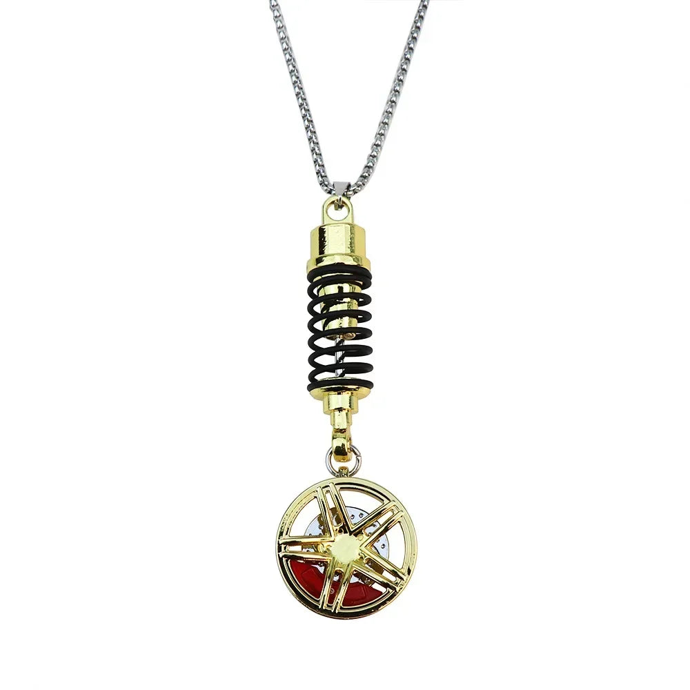 Creative Wheel Hub Brake Shock Absorber Car Pendant Up-market Customization Car Interior Ornaments Accessories Amagi