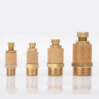 Air Fittings Brass Control Muffler Compressed Air Pneumatic Exhaust Muffler The Electromagnetic Valve Scarf Connector