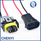 2 Pin Auto waterproof connector H8 H9 H11 Xenon light bulb headlight socket cornering lamp Wire harness plug 12124817 12124819