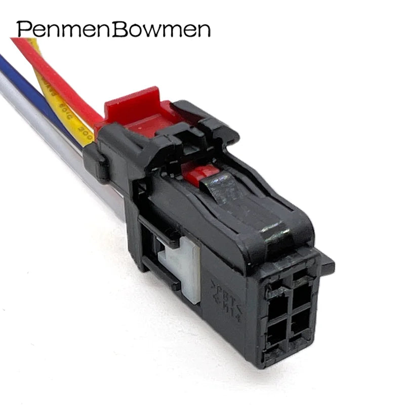 1 Set 4 Pin 0.6mm Auto Ventilation Seat Motor Electrical Cable Connectors Plug Wire Harness 6098-7779 6098-8435