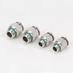 Stainless Steel PC-G Pneumatic Push-In Fitting, Straight Male G Thread Air Tube Connector for Air Compressor & Pneumatic Systems