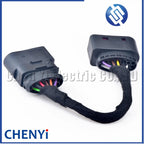 1Pcs 10P to 14P Conversion harness plug 1J0973737 1J0973835 For Halogen Headlamps convert Xenon Headlights adapter cable