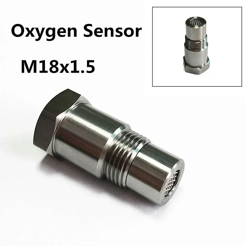 Oxygen Sensor Adapter Car Check Engine Light Fix Catalytic Mesh Oxygen O2 Spacer Adapter Catalytic Converter Universal Amagi