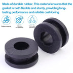 10-30PCS Black Washers Motorcycle Side Cover Rubber Grommets Gasket Fairings for Yamaha Honda Suzuki Body Panel Protection Pad