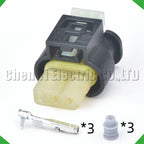 3 Pin Auto Connector reversing radar camshaft sensor Plug 805-121-522 805-121-523 805-1...