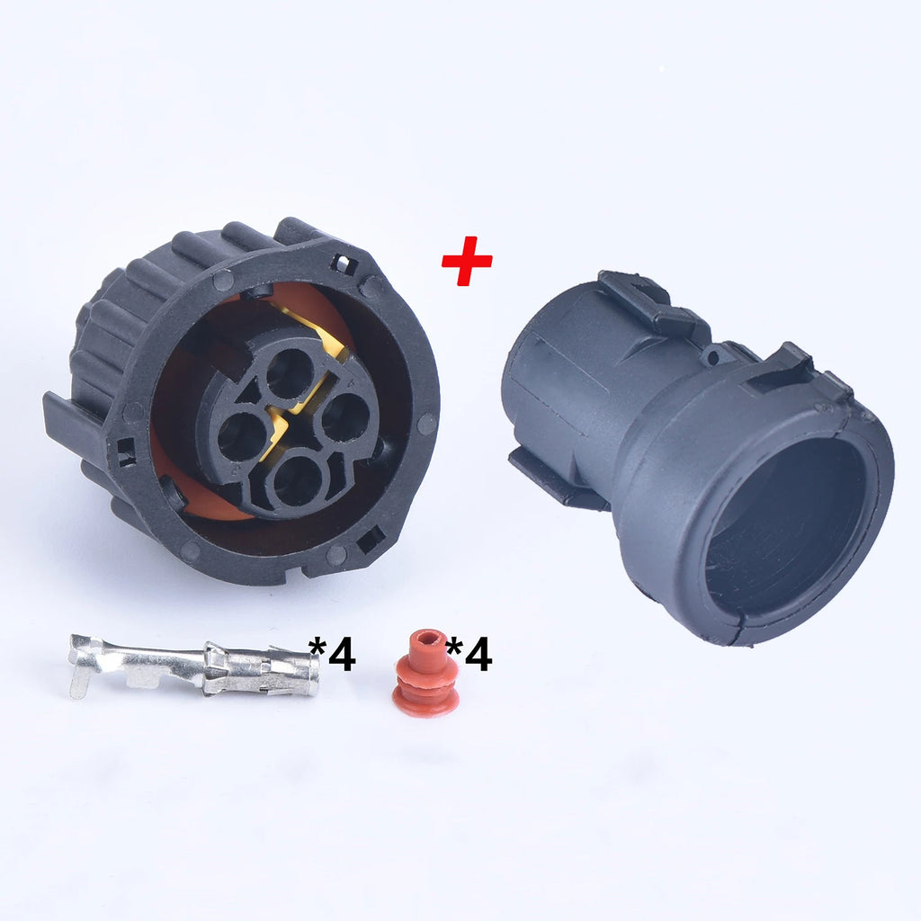 1 set 4 Pin Female 1-1813099-1 967325-1 1-1813099-2 Car Plug Waterproof Auto Connector Oxygen Sensor Speed sensor Plug