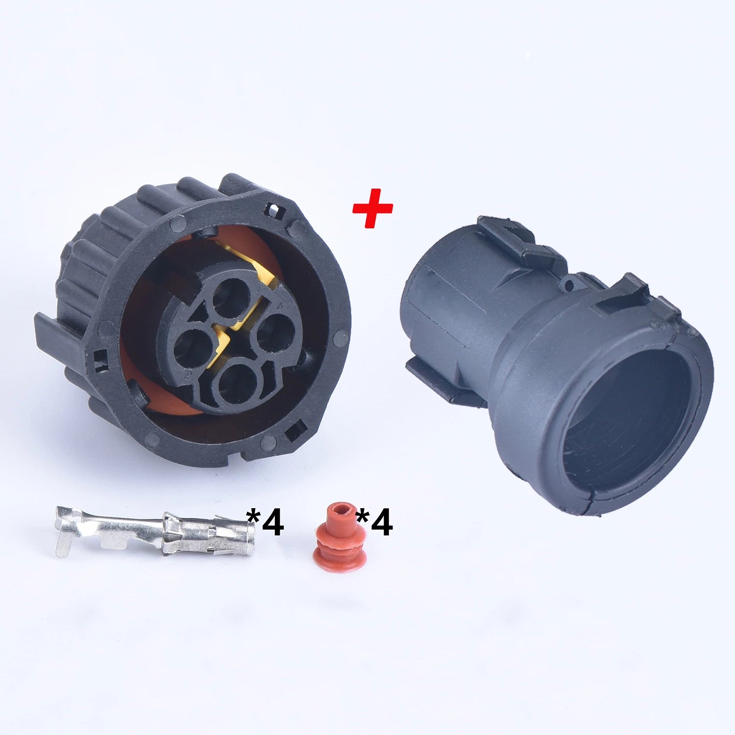 1 set 4 Pin Female 1-1813099-1 967325-1 1-1813099-2 Car Plug Waterproof Auto Connector Oxygen Sensor Speed sensor Plug