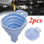 Folding Silicone Funnel for Filling Bottles Kitchen Silicone Funnel Food Grade TPR Collapsible Funnel Kitchen Gadgets Oil Filler