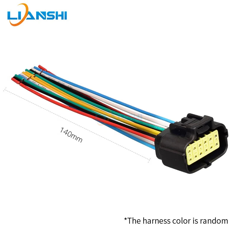 12-hole waterproof connector 174661-2 Connector 174663-2 Car headlights male bus harness plug DJ71216Y-1.8-11/21