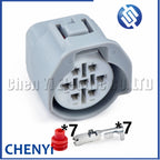 7 Pin Auto Connector Headlight Lamp Assembly Fog lamp plug 6189-0127 6188-0067 90980-10931 For Toyota Camry Lexus Mazda Honda