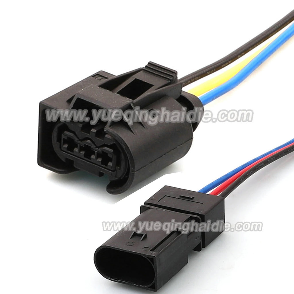 3 Pin Automotive Waterproof Male Female Connectors Car Wire Harness For BMW Mercedes 1-968408-2 22140492050 09441311