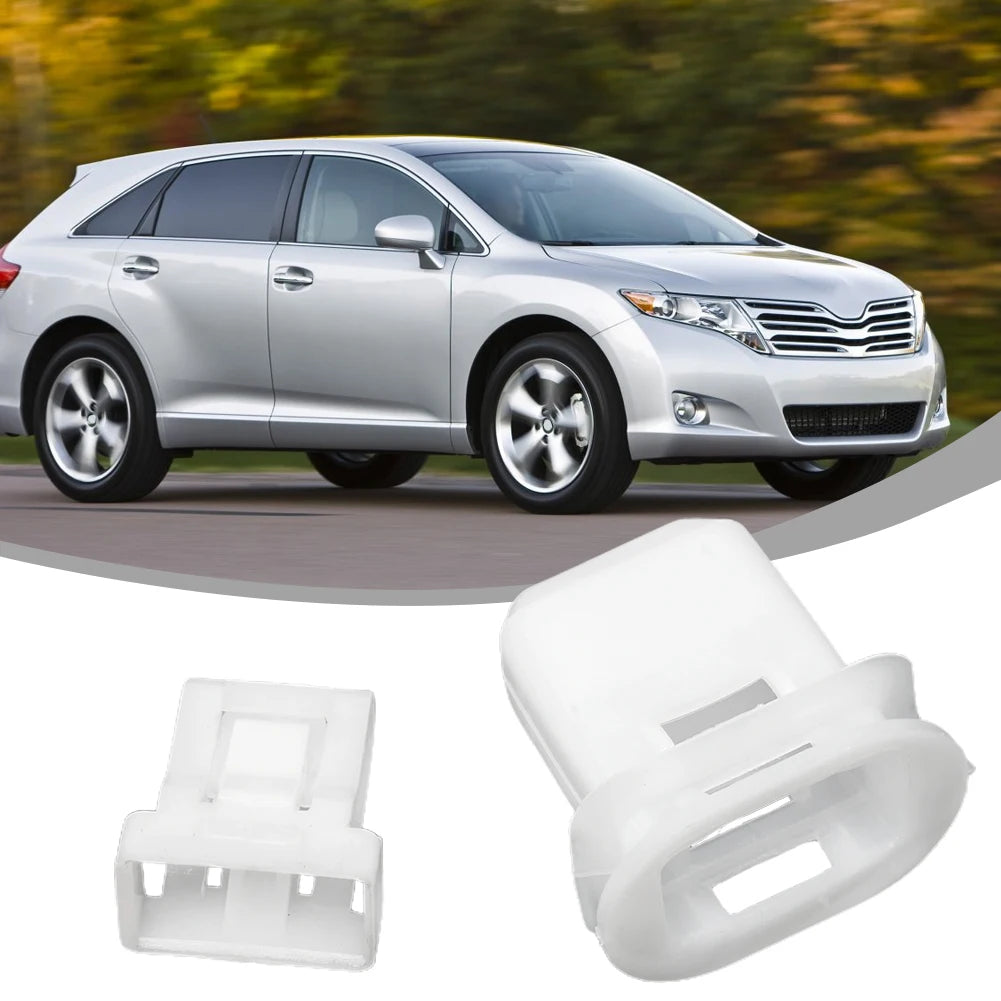 2 Pcs Rear Seat Cushion Seat Fixing Grommet Clip White Nylon For Toyota 72693 12080 Rear Seat Retention Cards