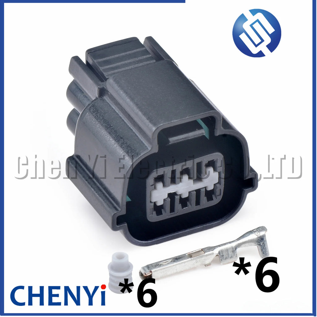 6 Pin Automotive Connector Auto Throttle Idle Motor Wire harness plug PB535-06027 PB521-06020 For Mazda MitsubisIdle 4G15 4G18