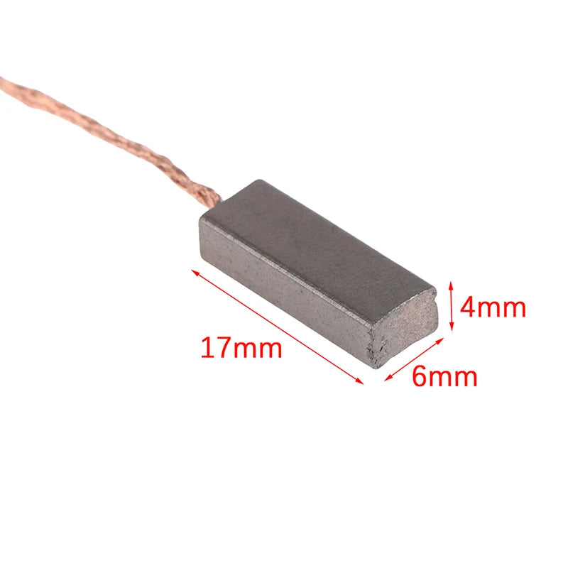 10pcs 4*6*17mm Electric Car Vehicle Generator Regulator Carbon Brushs for New Jetta Santana Alternator Tools
