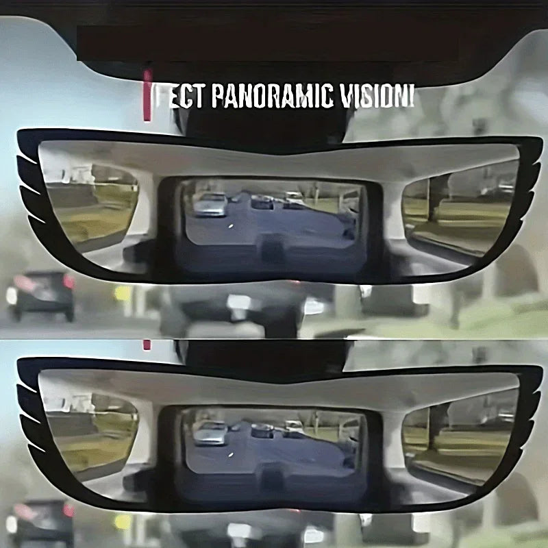 Curved Rearview Blind Spot Mirror Enhanced Field of View Curved Blind Spot Mirror HD Glass Wide Angle Mirror for Car Truck Amagi