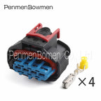1 Set 2 3 4 Pin Auto End Domestic Waterproof Electrical Cable Connectors Female Wiring Harness Plug Plastic Shell